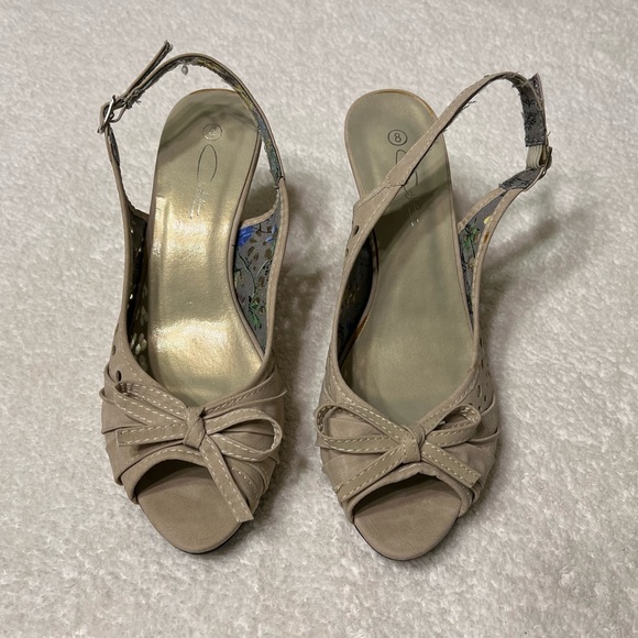 Cité Sling Back Heel with Bow size 8 - Picture 1 of 11